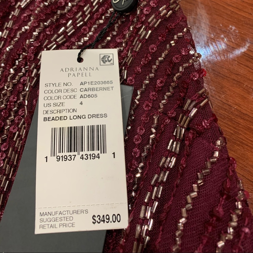 ADRIANNA PAPELL dress size 4 - Picture 4 of 4